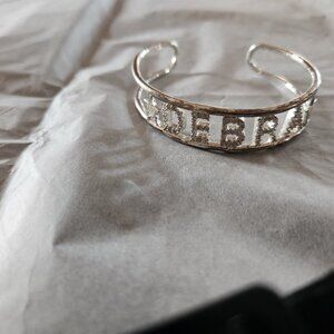 Personalized Silver name bracelet